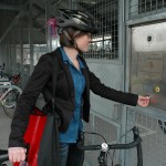 Beaverton TC Bike & Ride entry door